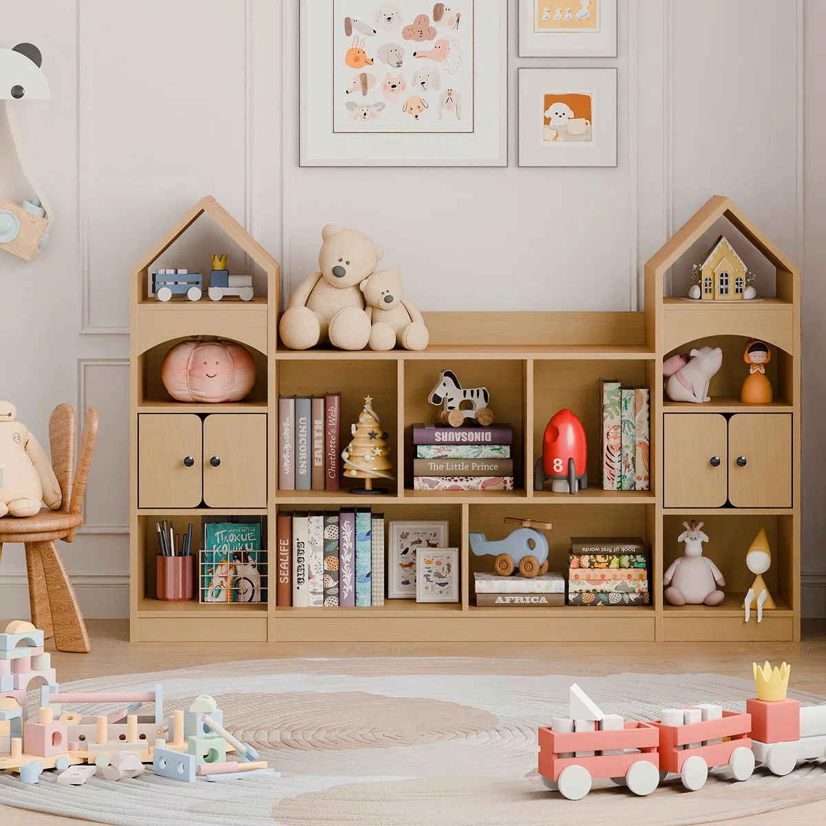 Bookcase And Toy Storage Organizer thumbnail 2